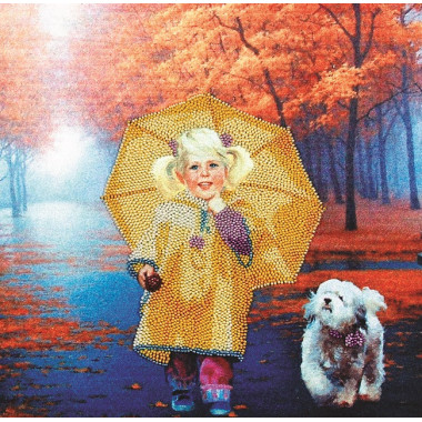 Bead embroidery kit Autumn walk Alisena BN-1013.