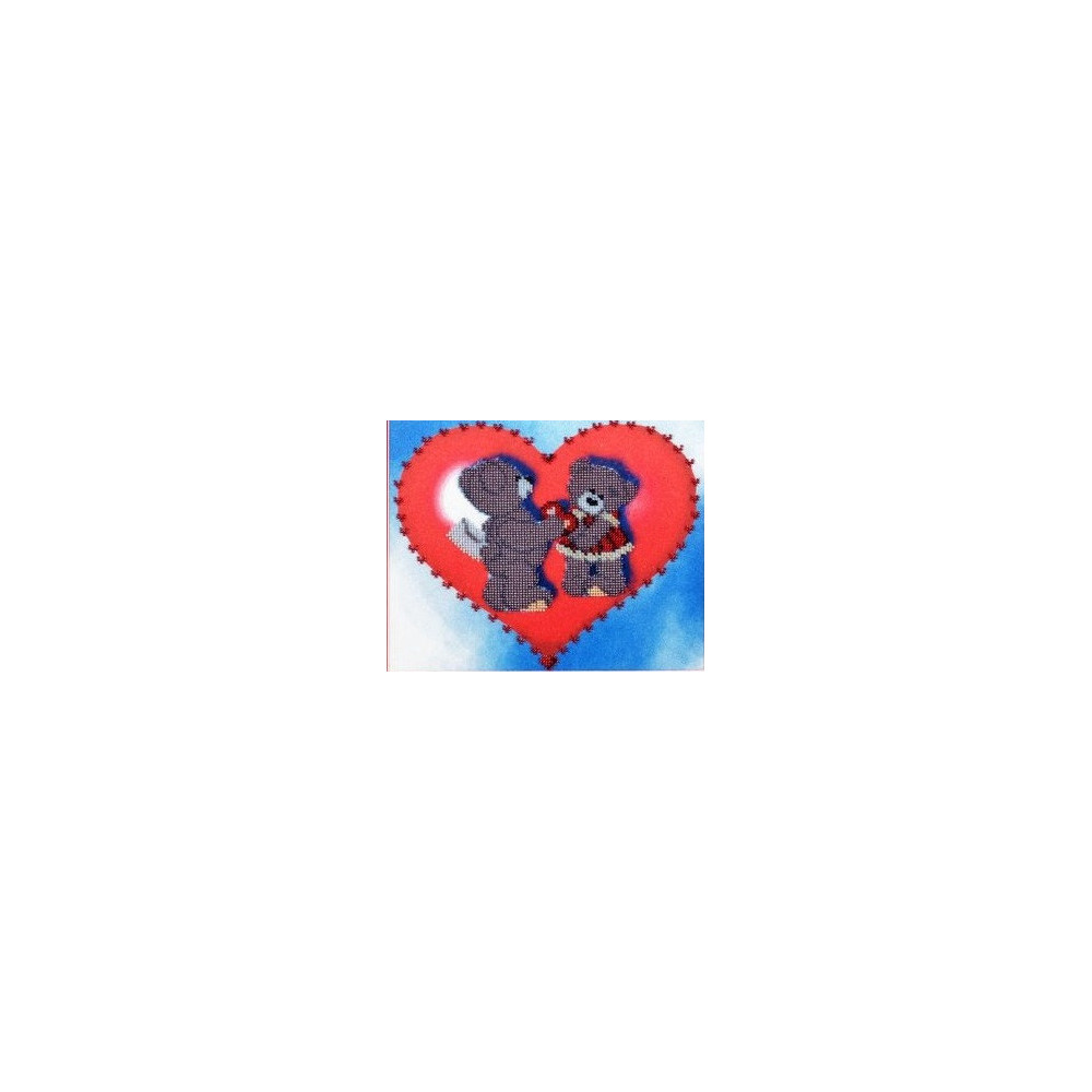 Bead embroidery kit Valentine's Day Alisena BN-1002. Bead embroidery kit Valentine's Day Alisena BN-1002.