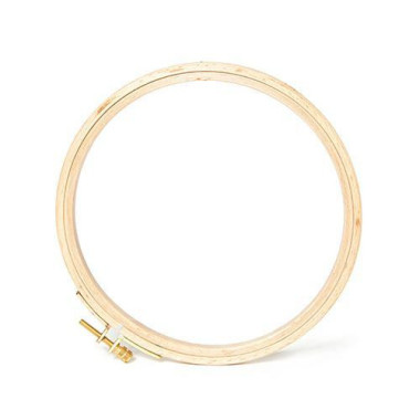 Round Hoop with screw from beech for embroidery 15,5 см Mein Hobby 202-3