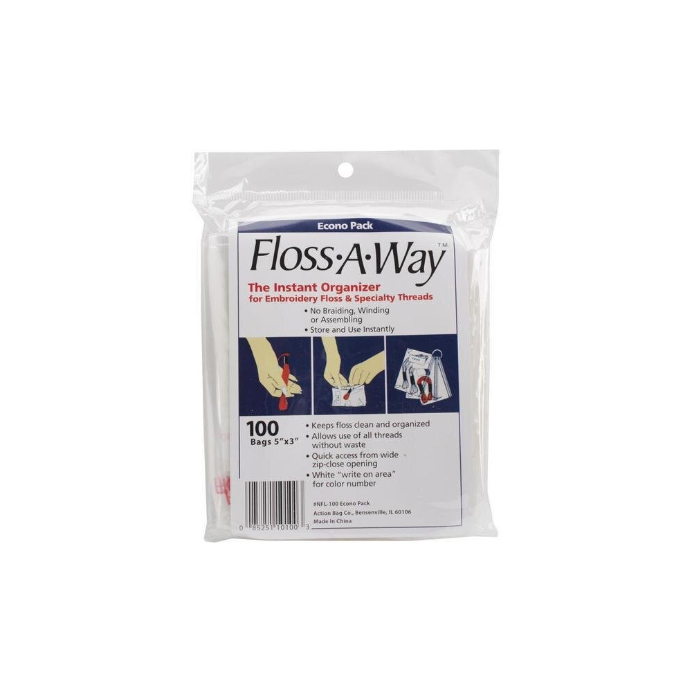 Органайзер для ниток Action Bag Floss-A-Way FL100 – 100 пакетиков Органайзер для ниток Action Bag Floss-A-Way FL100 – 100 пакетиков