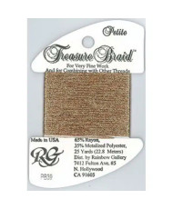 PB39 Metallized Thread Treasure Braid Petite Rainbow Gallery New Copper