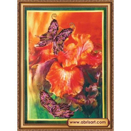 Bead embroidery kit Butterfly Abris-Art AB-014