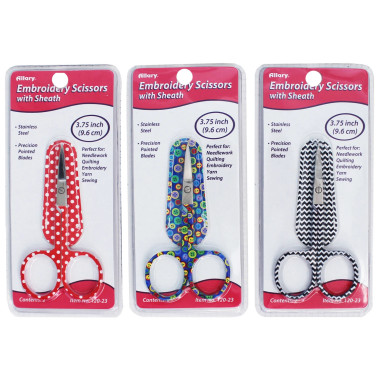 Allary Embroidery Scissors with Sheath 120-23 – 3.75 inch