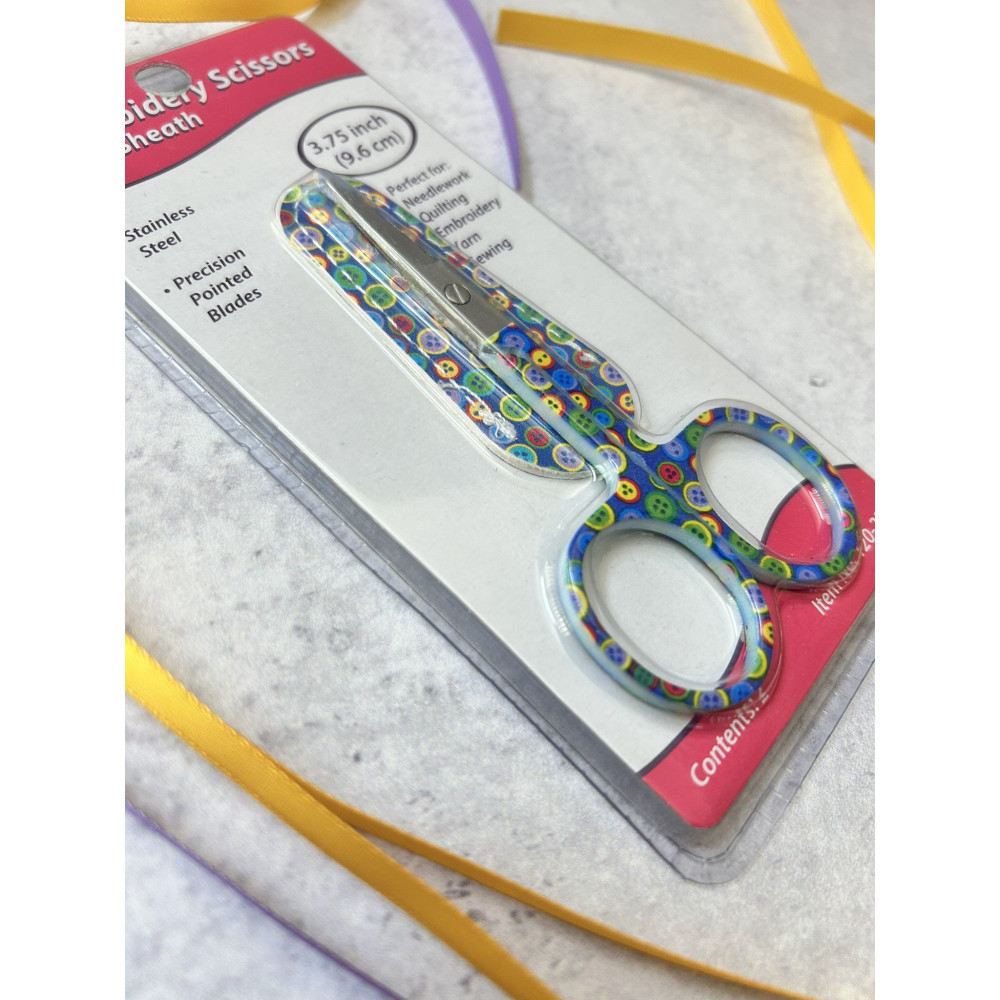 Allary Embroidery Scissors with Sheath 120-23 – 3.75 inch