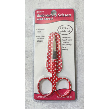 Allary Embroidery Scissors with Sheath 120-23 – 3.75 inch