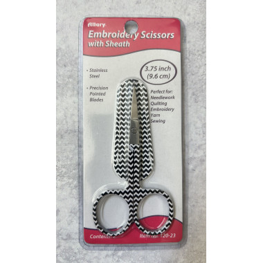 Allary Embroidery Scissors with Sheath 120-23 – 3.75 inch