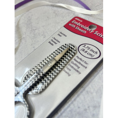 Allary Embroidery Scissors with Sheath 120-23 – 3.75 inch