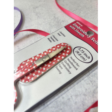 Allary Embroidery Scissors with Sheath 120-23 – 3.75 inch