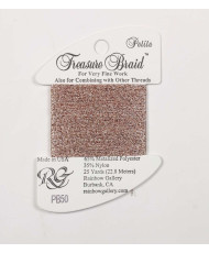 Нитка металізована Treasure Braid Petite Rainbow Gallery PB50, Морська Ракушка