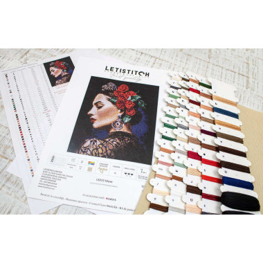 Набір для вишивання хрестиком Муза, LETISTITCH L8029