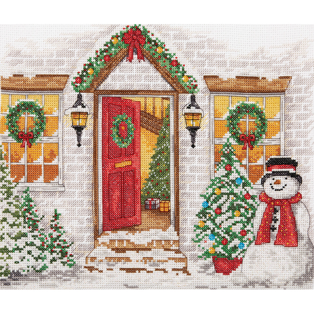 Набір для вишивання хрестиком Christmas Welcome Anchor PCE968
