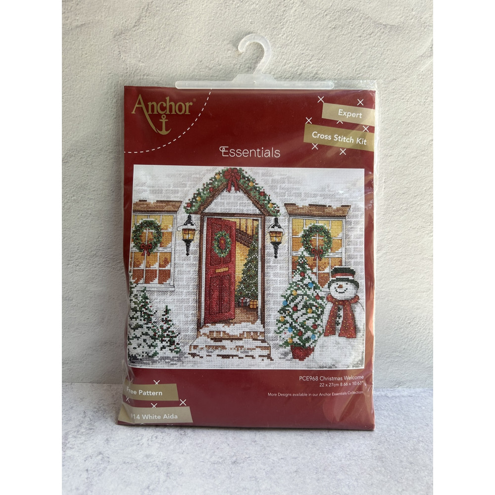 Набір для вишивання хрестиком Christmas Welcome Anchor PCE968