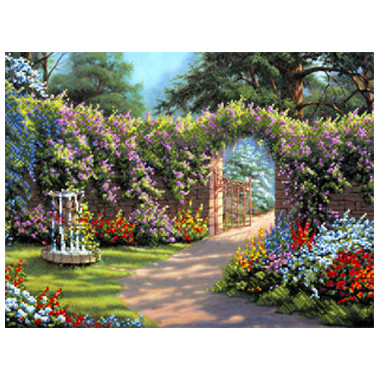 Partial bead embroidery kit Bright colors of summer Art-Lar BIS 3612
