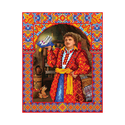 Partial bead embroidery kit The Night Before Christmas: Vakula Art-Lar BIS 3912