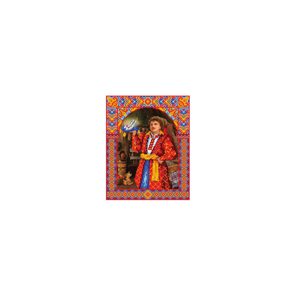Partial bead embroidery kit The Night Before Christmas: Vakula Art-Lar BIS 3912