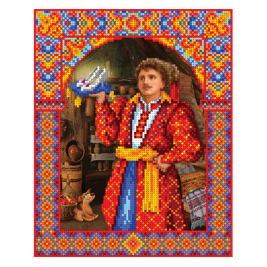 Partial bead embroidery kit The Night Before Christmas: Vakula Art-Lar BIS 3912