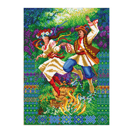 Partial bead embroidery kit Hutsulska Vatra Art-Lar BIS 6013