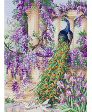 Maia Cross Stitch Kit - The Peacock 5678000-01027