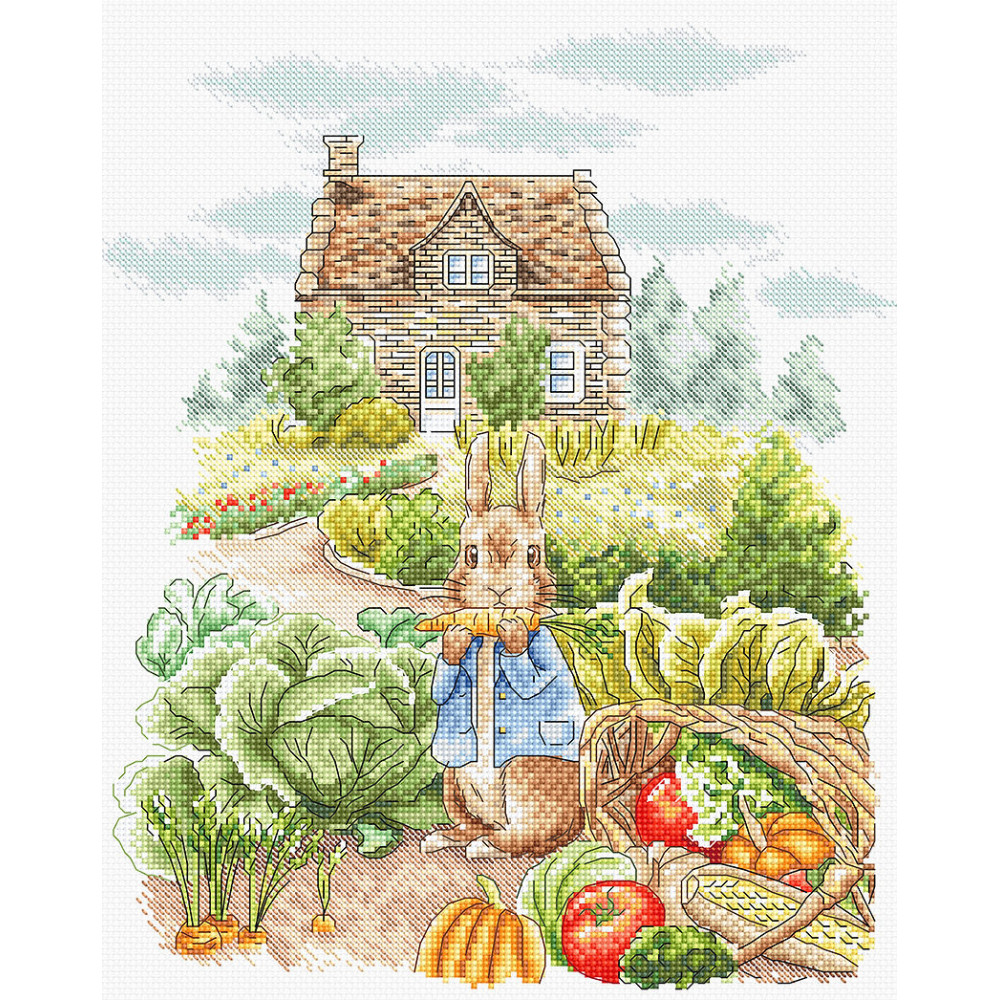 Cross Stitch Kit Summer Harvest / Récolte d'été, LETISTITCH, L8088
