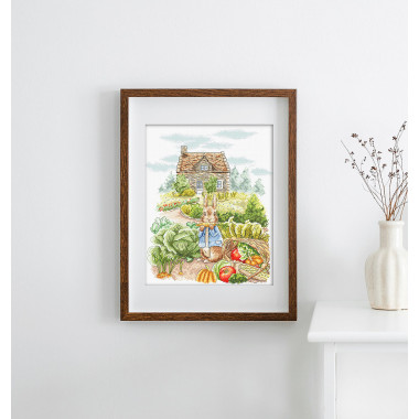 Cross Stitch Kit Summer Harvest / Récolte d'été, LETISTITCH, L8088