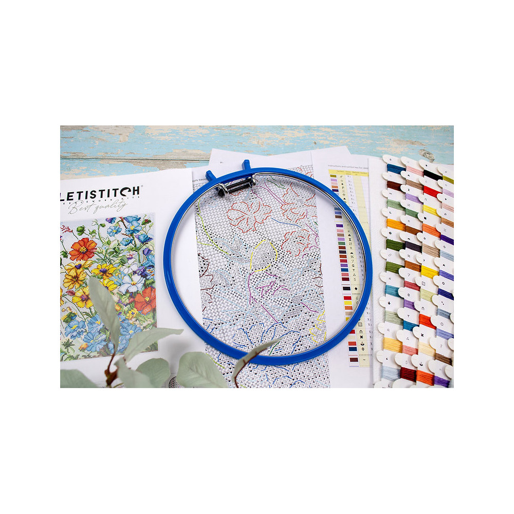 Набір для вишивання хрестиком Польові квіти, LETISTITCH L8091