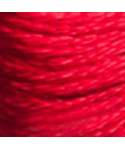 S321 DMC Satin Floss, Bright Red