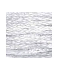 S762 DMC Satin Floss, Silver Cloud