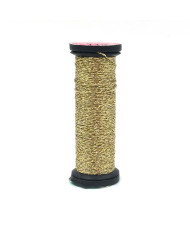 002 Золотий, Kreinik Very Fine №4 Braid