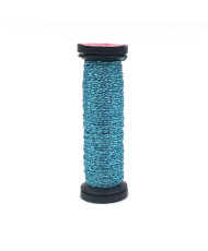 014HL Sky Blue High Lustre, Kreinik Very Fine №4 Braid