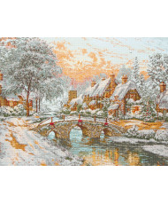 Cross stitch kit Cobblestone Christmas Anchor Maia 5678000-01062