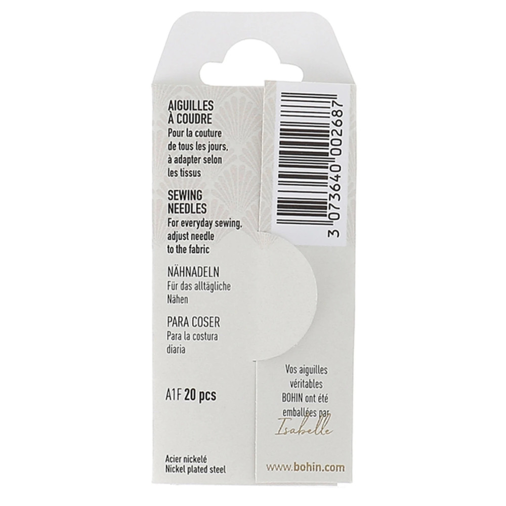 Bohin Hand Sewing Needles Assorted Sizes 3–9 00268