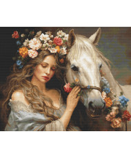 Cross Stitch Kit Luca-S GOLD - The Flower Fairy, B620