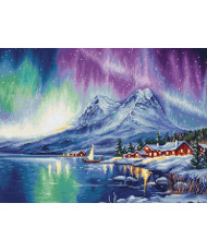 Cross Stitch Kit Luca-S - Northern Lights, B705