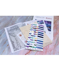 Cross Stitch Kit Luca-S - Northern Lights, B705