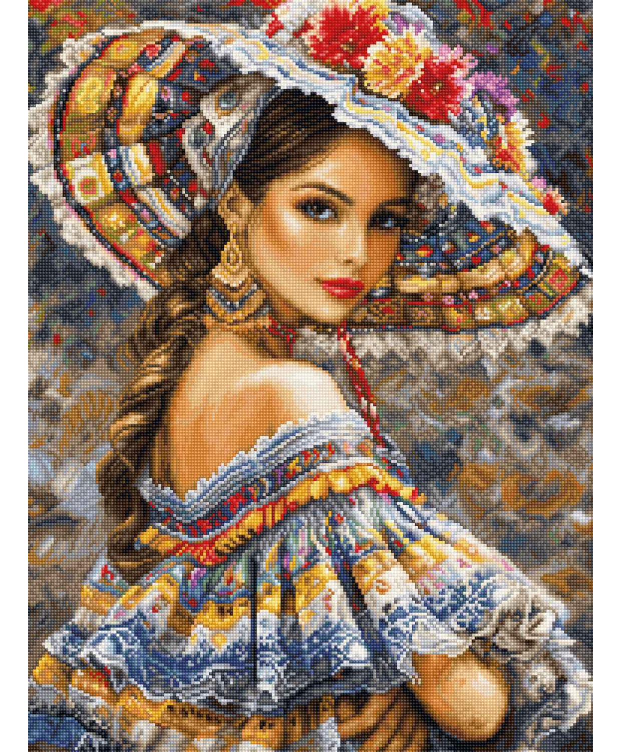 Cross Stitch Kit Luca-S GOLD - The Mexican Fest, B706