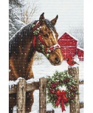 Cross Stitch Kit Luca-S GOLD - Holiday Magic, B710