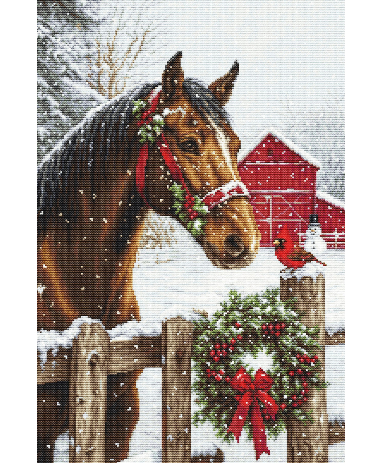 Cross Stitch Kit Luca-S GOLD - Holiday Magic, B710