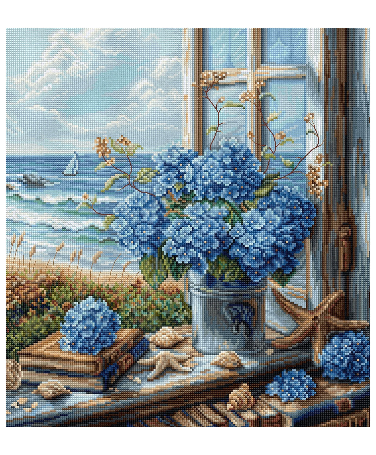 Cross Stitch Kit Luca-S - Sea View , BU5065