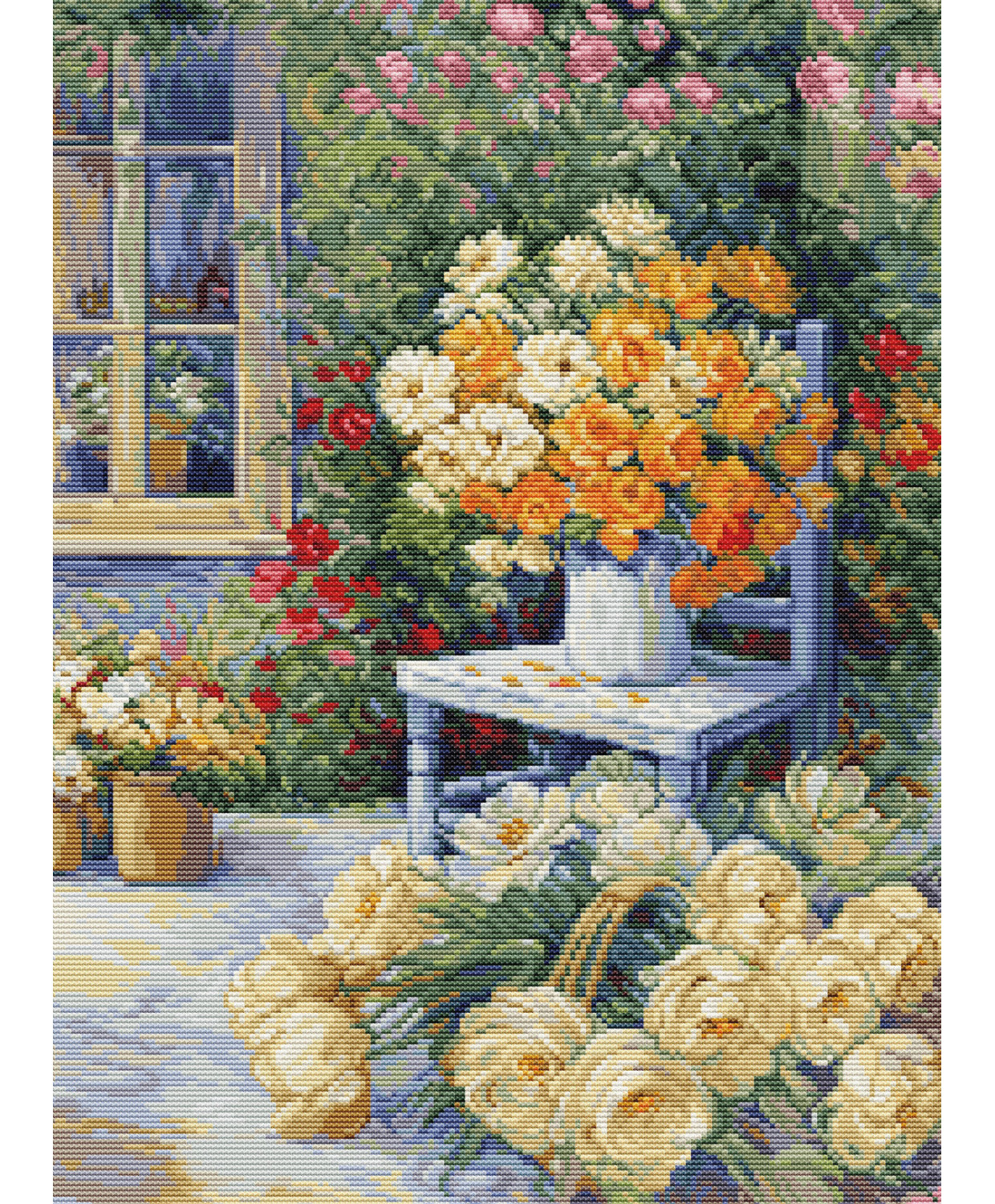 Cross Stitch Kit Luca-S - Garden Corner, BU5056