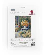 Cross Stitch Kit Luca-S - Garden Corner, BU5056