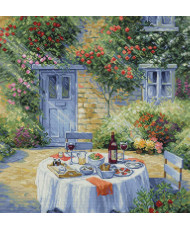 Cross Stitch Kit Luca-S - Romantic Garden, BU5055