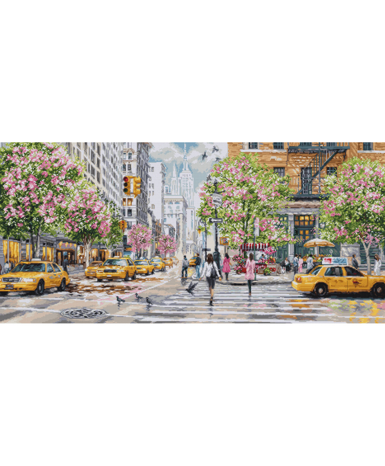 Cross Stitch Kit Luca-S GOLD - New York, BU5049