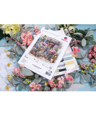 Cross Stitch Kit Luca-S - Flowers Shop, BU5044