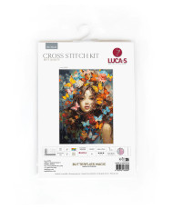 Cross Stitch Kit Luca-S - Butterflies Magic, BU5043