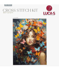 Cross Stitch Kit Luca-S - Butterflies Magic, BU5043