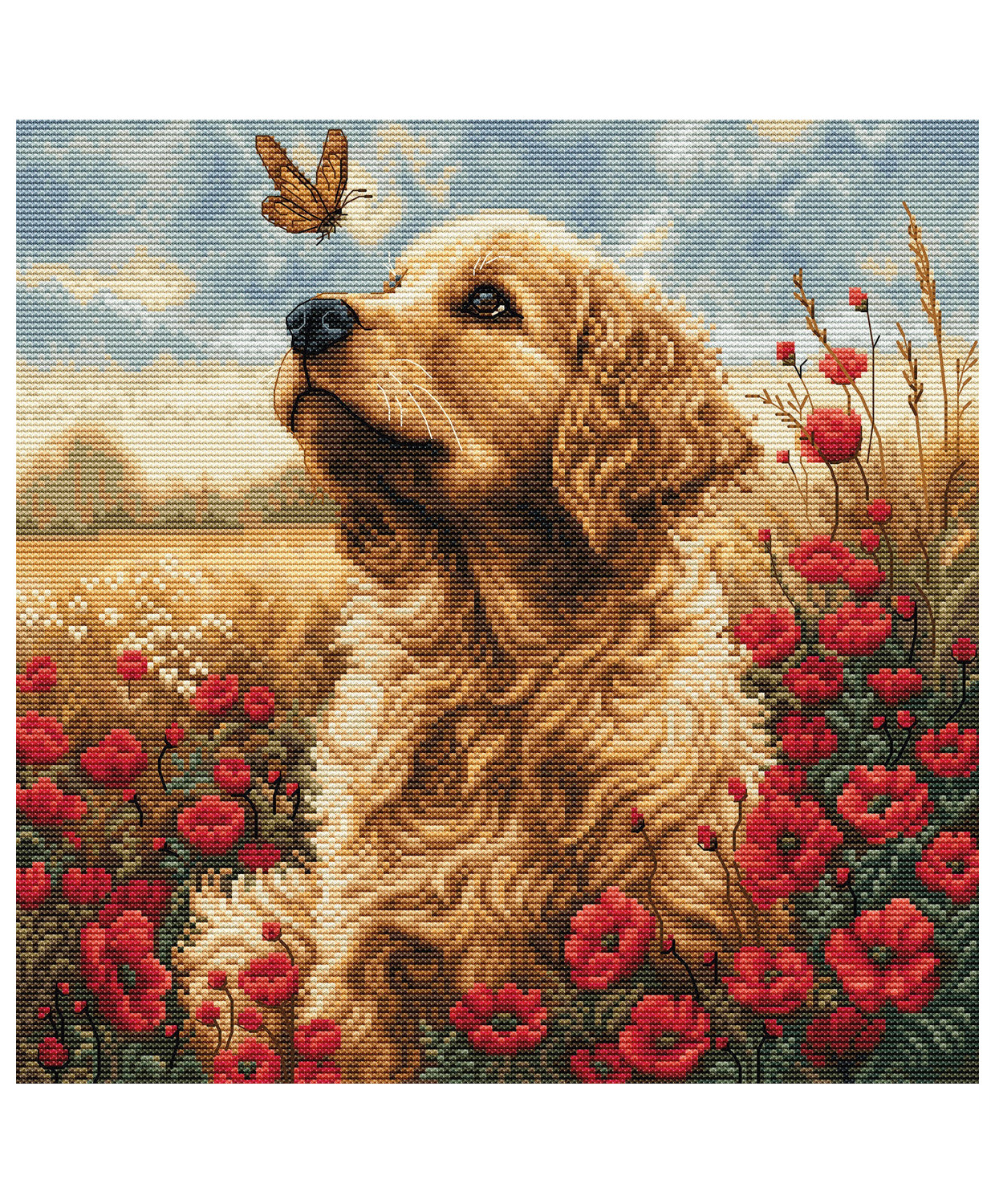 Cross Stitch Kit Luca-S - Meeting in the Flowering Field, BU5073