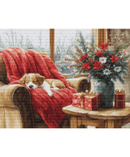 Cross Stitch Kit Luca-S GOLD - Christmas Moment, B711