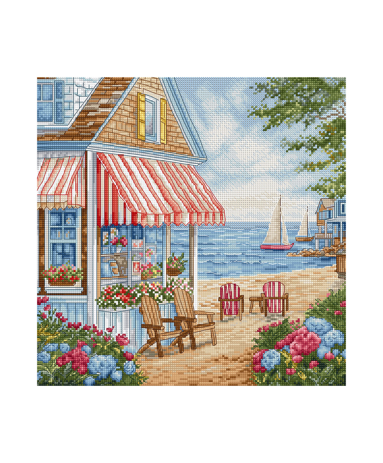 Letistitch Cross Stitch Kit Sunny Day, L9924 NEW