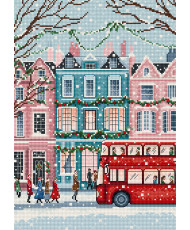 Cross Stitch Kit, London Snowfall LETISTITCH L9919