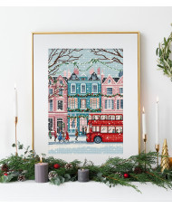 Cross Stitch Kit, London Snowfall LETISTITCH L9919